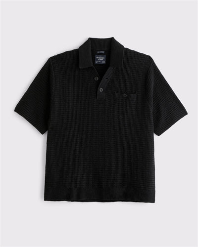 100% Cotton 2-Button Sweater Polo