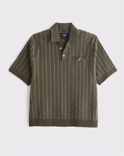 100% Cotton 2-Button Sweater Polo