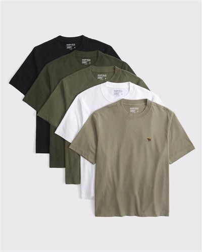 5-Pack Short-Sleeve Premium Heavyweight Icon Tees
