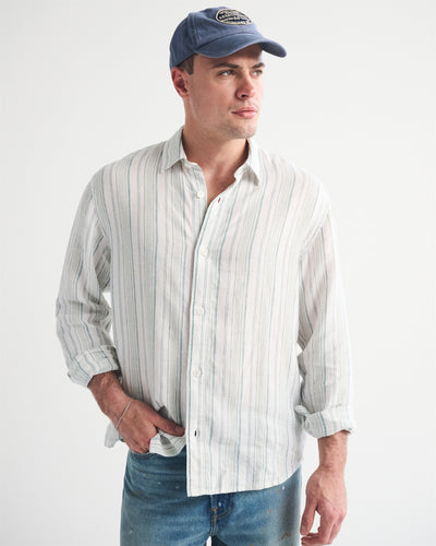 100% Linen Long-Sleeve Shirt
