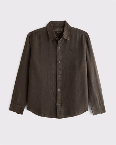 100% Linen Icon Button-Up Shirt