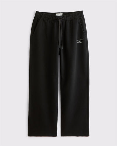 Essential Straight Open-Hem Sweatpant