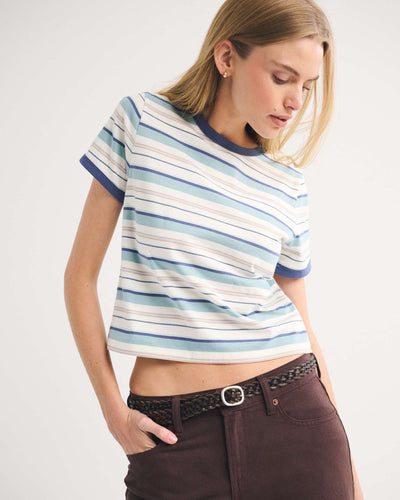 Essential Polished Body-Skimming Tee