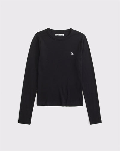 Long-Sleeve Icon Tuckable Jersey Baby Tee