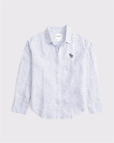 Oversized 100% Linen Icon Shirt