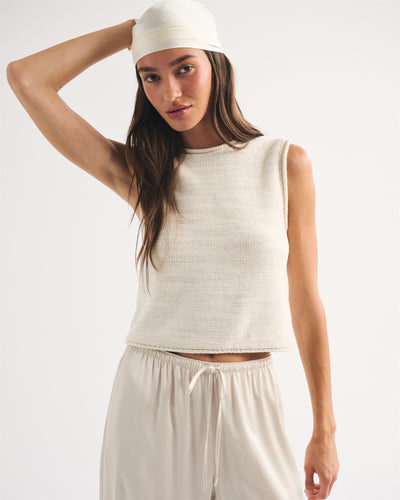 100% Cotton Rollneck Sweater Shell