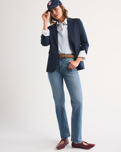 High Rise 90s Straight Jean