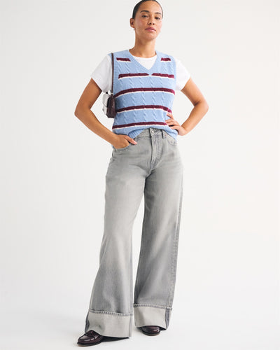 Curve Love High Rise Wide Leg Jean