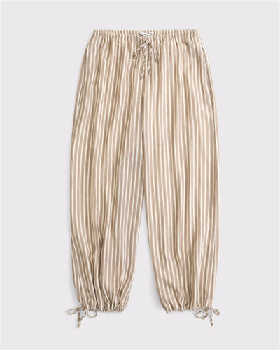 Convertible Crinkle Balloon Pull-On Pant