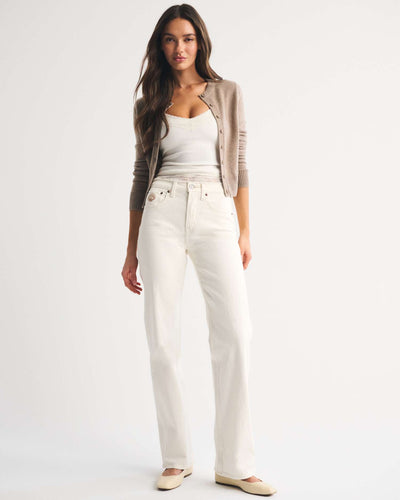 High Rise 90s Relaxed Shell Embroidered Jean